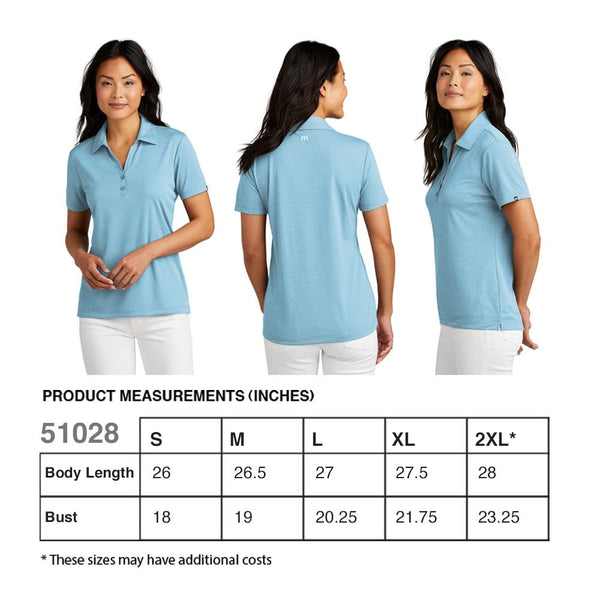 Add Your Logo: TravisMathew Ladies Coto Performance Polo