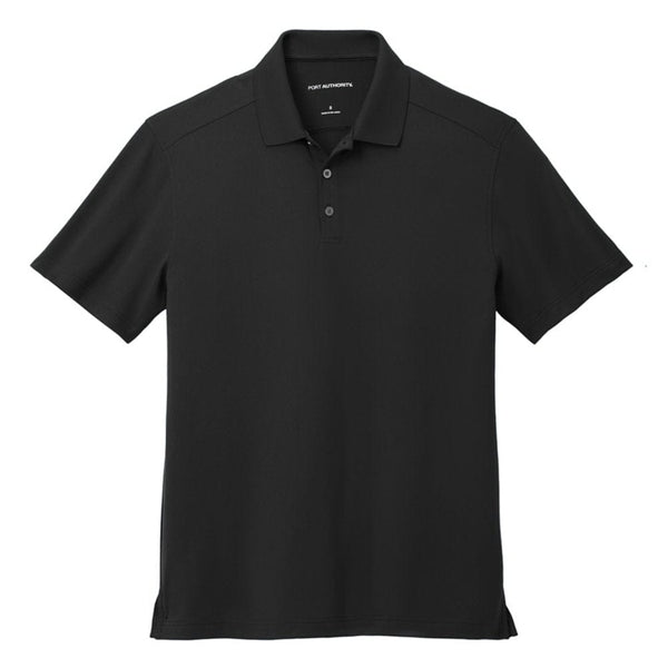 Add Your Logo: Port Authority City Stretch Flat Knit Polo