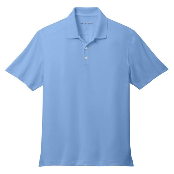 Add Your Logo: Port Authority City Stretch Flat Knit Polo