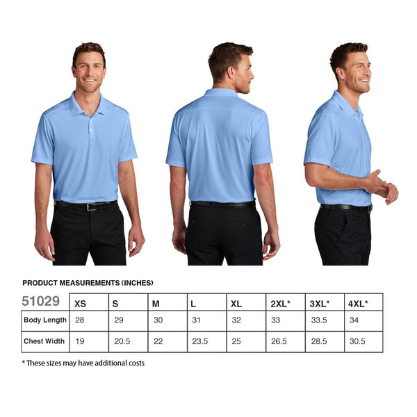 Add Your Logo: Port Authority City Stretch Flat Knit Polo