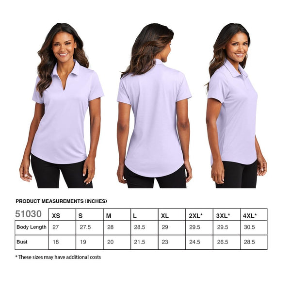 Add Your Logo: Port Authority Ladies City Stretch Polo