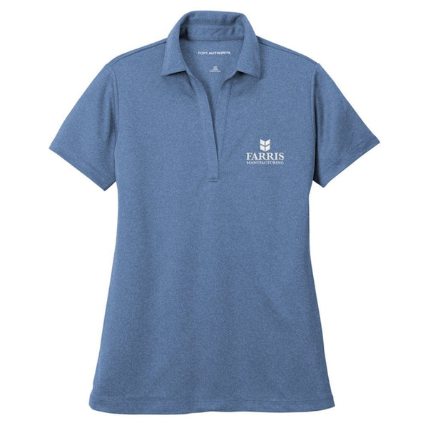 Add Your Logo: Port Authority Ladies Silk Performance Polo