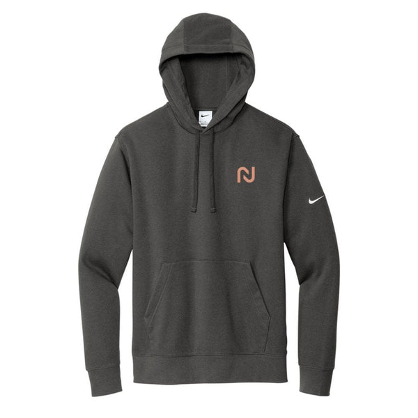 Add Your Logo:Nike Club Fleece Sleeve Swoosh Pullover Hoodie