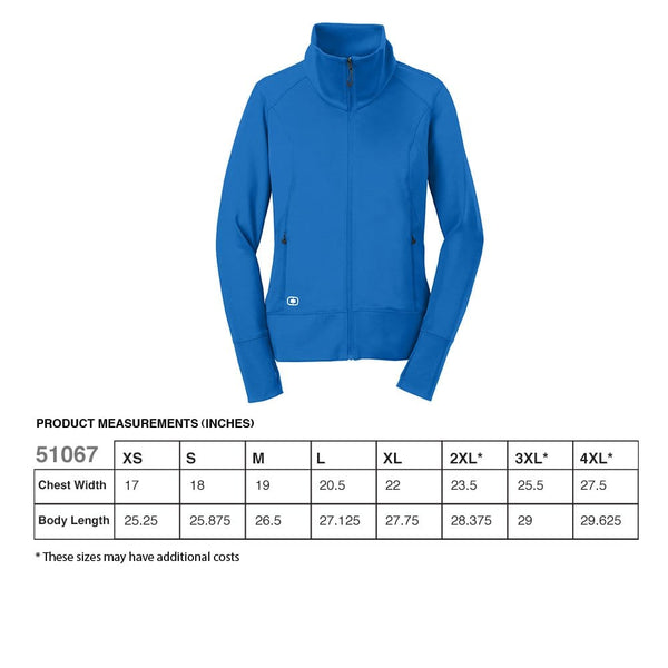 Add Your Logo: OGIO Ladies Fulcrum Full-Zip