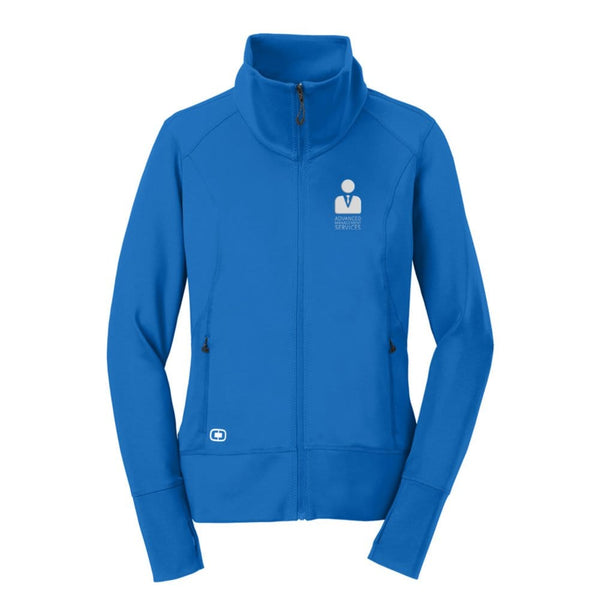 Add Your Logo: OGIO Ladies Fulcrum Full-Zip