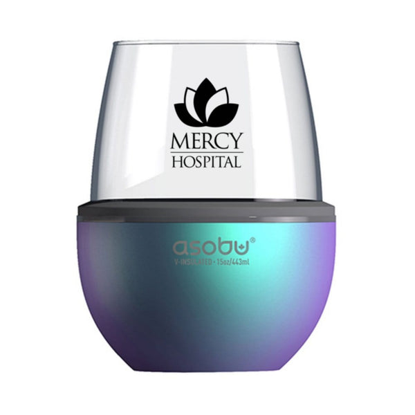 Add Your Logo: ASOBU Insulated Wine Cooler & Glass