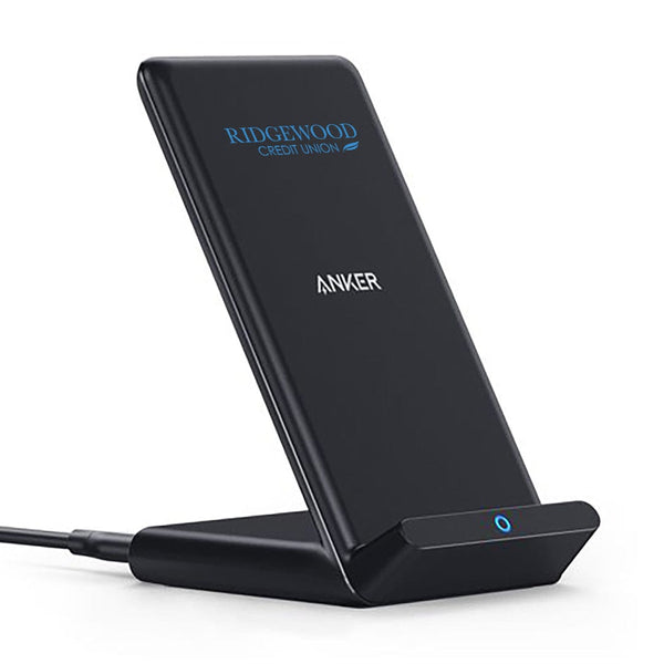 Add Your Logo: Anker PowerWave 10W Stand with Charger