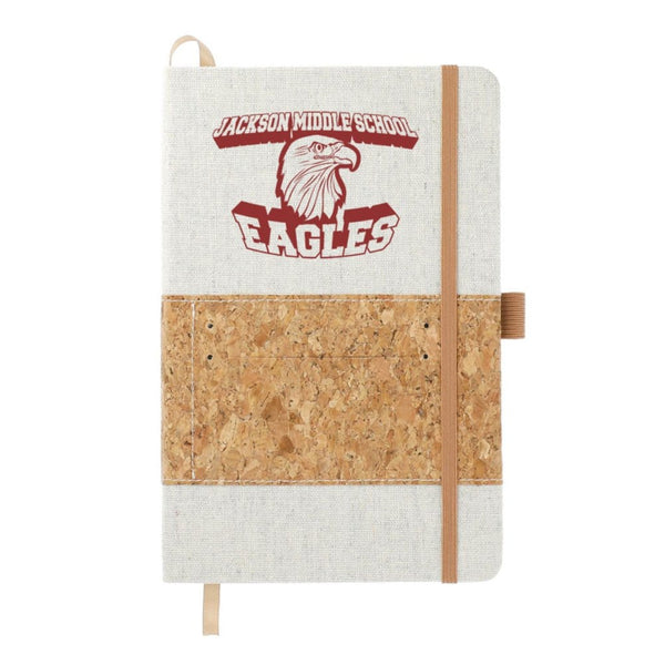 Add Your Logo: Sustainable Cotton Cork Eco Journal