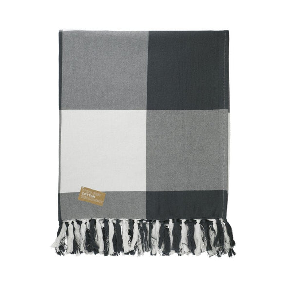 Add Your Logo: Field & Co. Organic Cotton Check Blanket