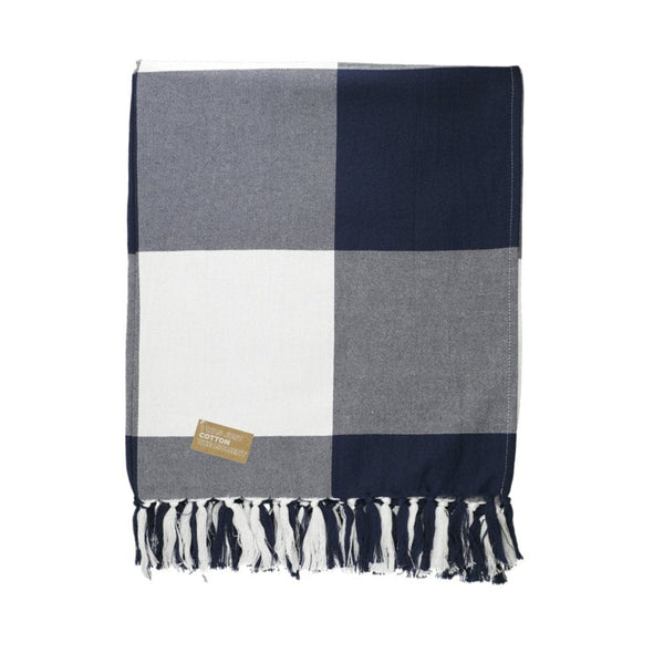 Add Your Logo: Field & Co. Organic Cotton Check Blanket