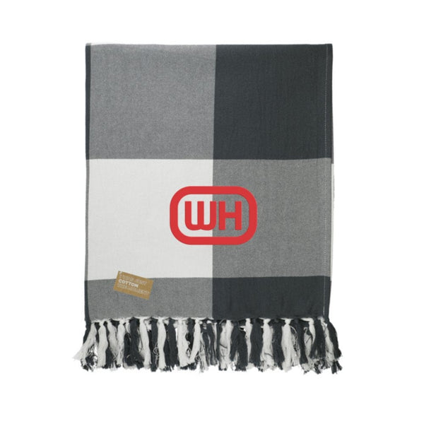 Add Your Logo: Field & Co. Organic Cotton Check Blanket