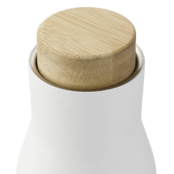 Add Your Logo: 17 oz Soft Touch Bamboo Accent Tumbler