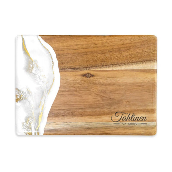 Add Your Logo: Lynn & Liana Acacia Cheese Board