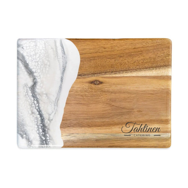 Add Your Logo: Lynn & Liana Acacia Cheese Board