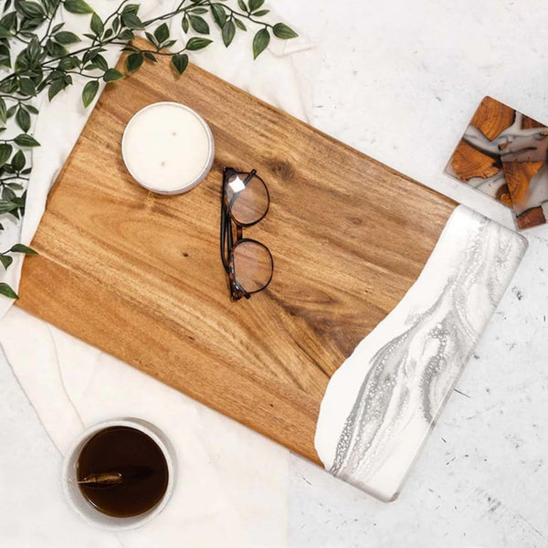 Add Your Logo: Lynn & Liana Acacia Cheese Board