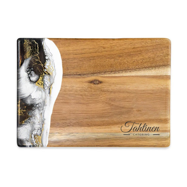 Add Your Logo: Lynn & Liana Acacia Cheese Board