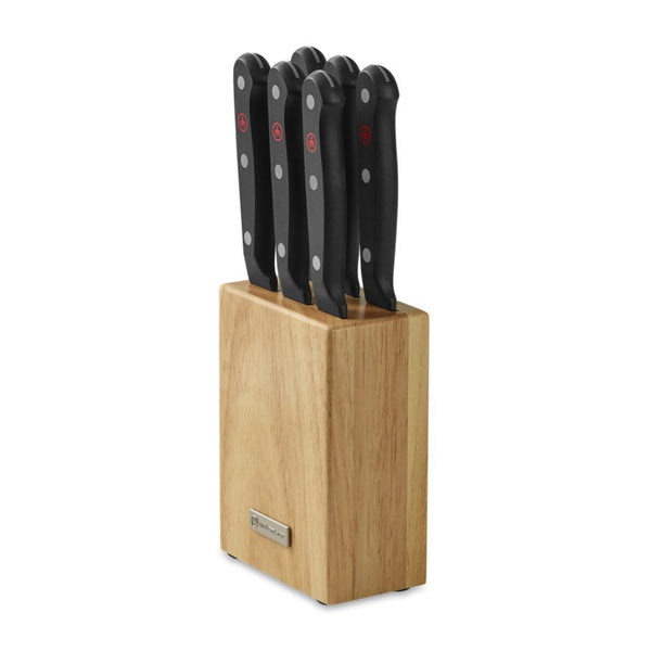 Add Your Logo: WUSTHOF Gourmet 7pc Steak Knife Block Set