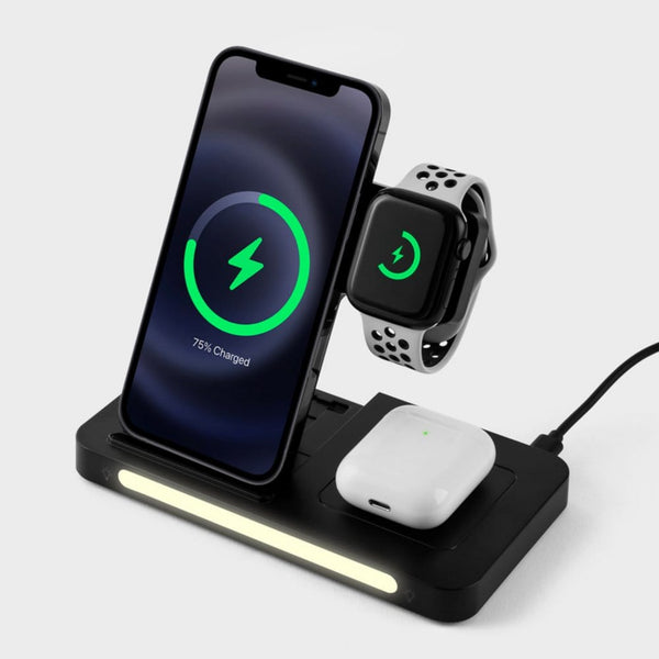 Add Your Logo: PowerDoc 3-in-1 Charging Station