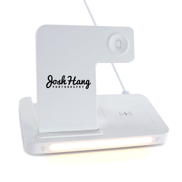 Add Your Logo: PowerDoc 3-in-1 Charging Station