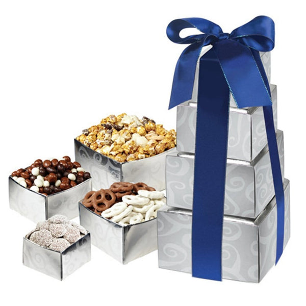 Add Your Logo: Gourmet Chocolate Treat Tower