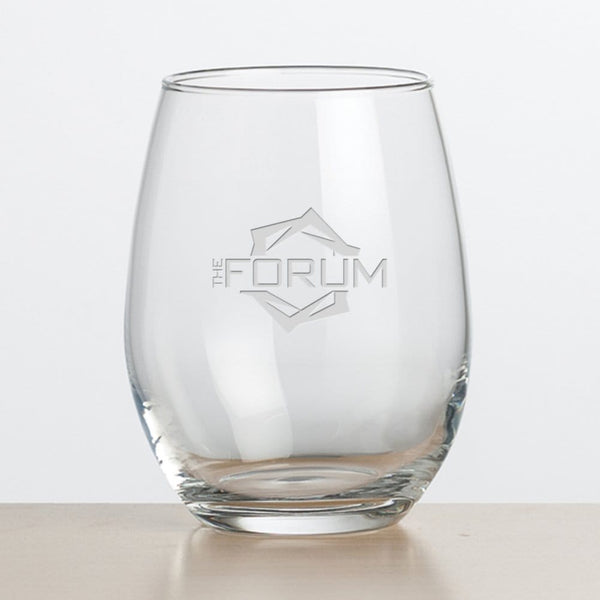 Add Your Logo: Signature Sip Stemless Wine Glass