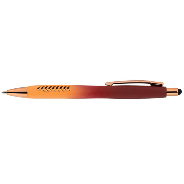 Add Your Logo: Avalon Ombre Rose Gold Pen w/ Stylus