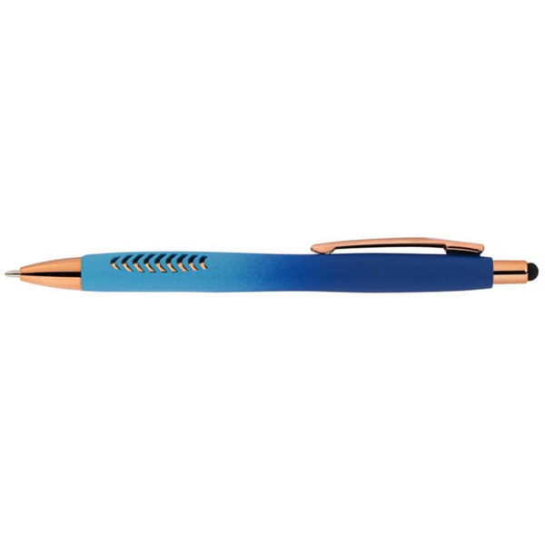 Add Your Logo: Avalon Ombre Rose Gold Pen w/ Stylus