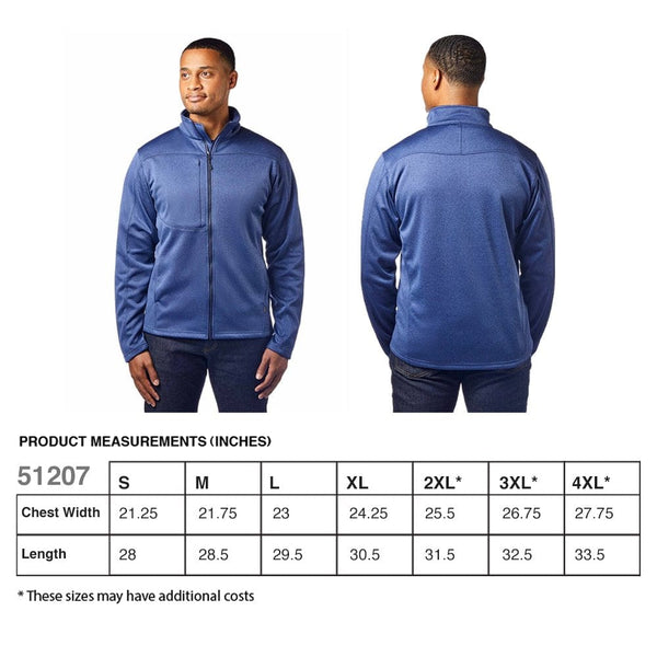 Add Your Logo: Men's Soft Shell Profleece Jacket