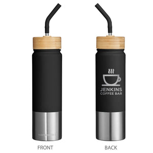 Add Your Logo: 24 oz Eco-Chic Bamboo Tumbler