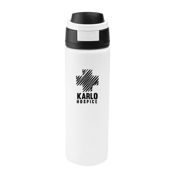 Add Your Logo: Recycled Pop & Sip Water Bottle