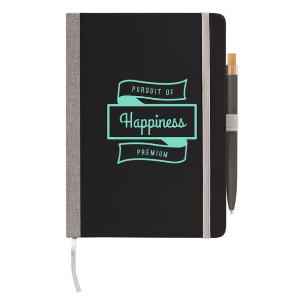 Add Your Logo: Sustainable Hard Cover Journal & Pen Set