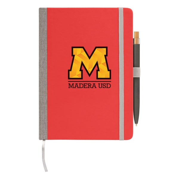 Add Your Logo: Sustainable Hard Cover Journal & Pen Set