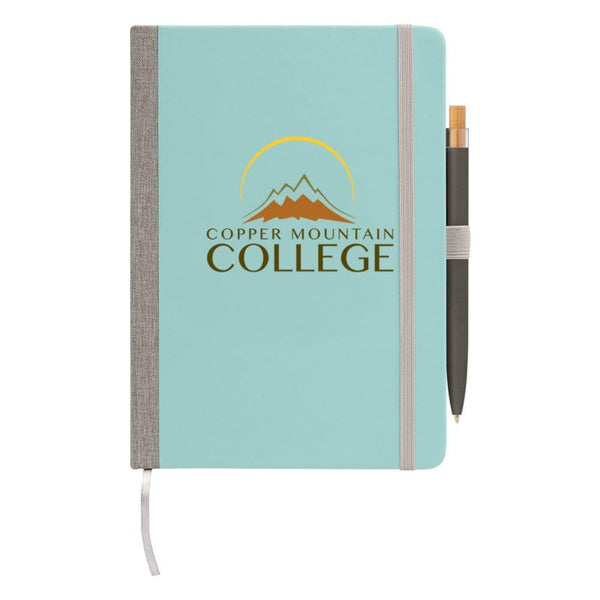 Add Your Logo: Sustainable Hard Cover Journal & Pen Set