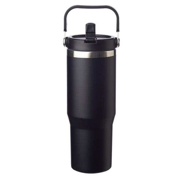 Add Your Logo: 30 oz Traveling Tumbler with Handle