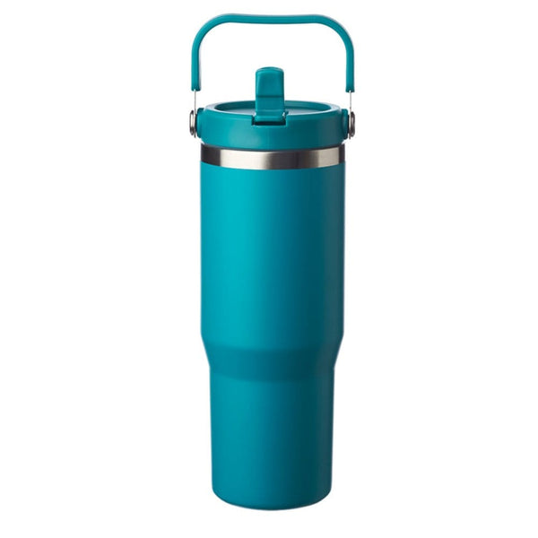 Add Your Logo: 30 oz Traveling Tumbler with Handle