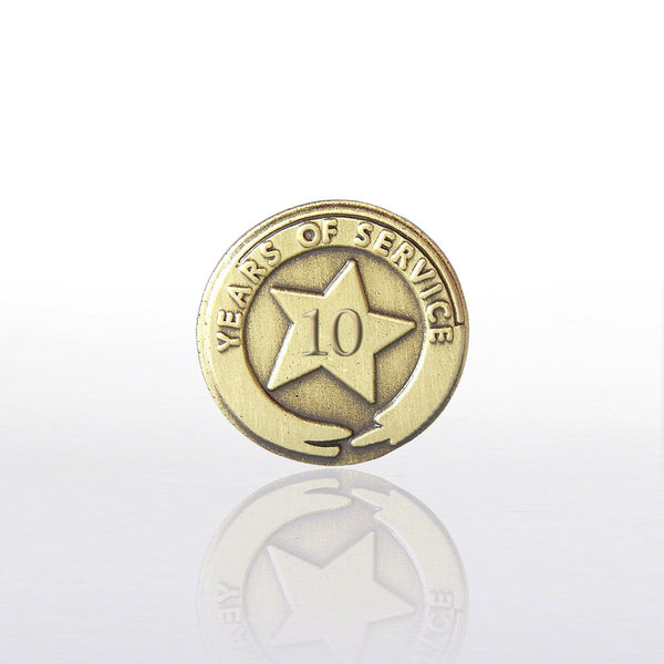 Brass Anniversary Lapel Pins