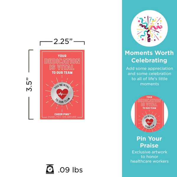 Cheer Pin Bundle - Heart of Healthcare