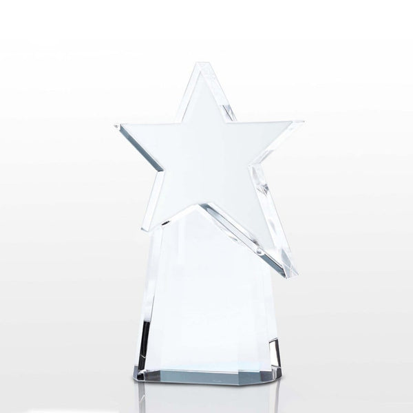 Pillar of Success Crystal Trophy - Shooting Star