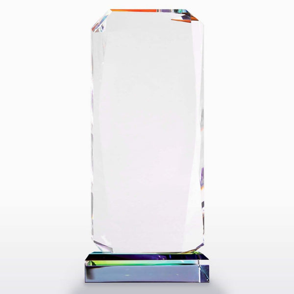 Crystal Faceted Vibrant Luminary Trophy - Large