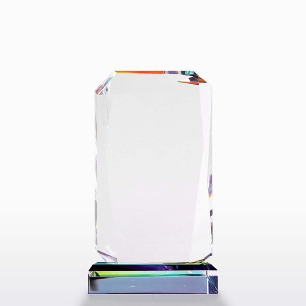 Crystal Faceted Vibrant Luminary Trophy - Small