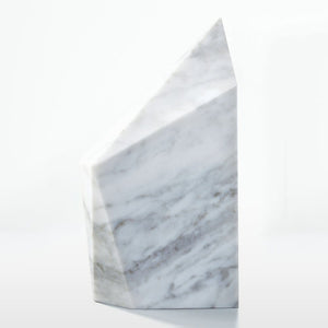 Executive Stone Marble Spire Trophy - White