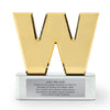 Get the "W" Trophy - Large