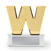 Get the "W" Trophy - Large