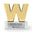 Get the "W" Trophy - Large