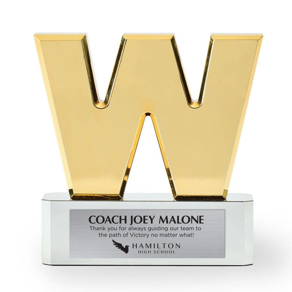 Get the "W" Trophy - Large