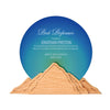 Peak Performance Mountain Trophy - Blue Sunset