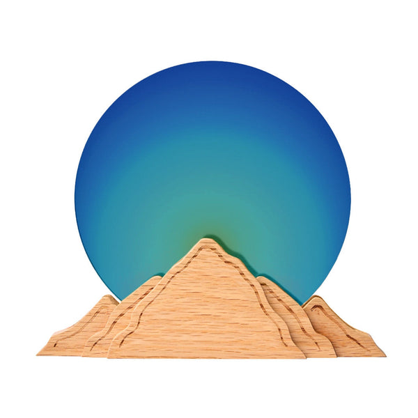 Peak Performance Mountain Trophy - Blue Sunset