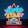 Glowing Gratitude Neon Light Trophy - Super Star