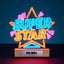 Glowing Gratitude Neon Light Trophy - Super Star