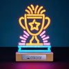 Glowing Gratitude Neon Light Trophy - Gold Cup